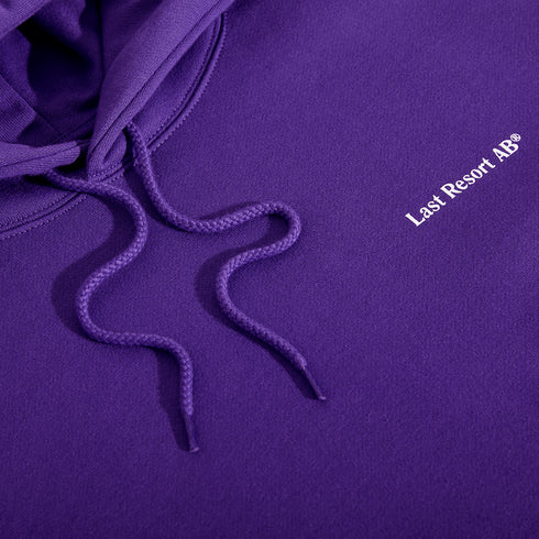 Last Resort Ab Altlas Monogram Hoodie Sweat A Capuche - Heliotrope / White - Streetart.fr